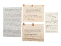 [CIVIL WAR-MARYLAND]. Applications for support & pre-war bonds of appropriations for miltias.