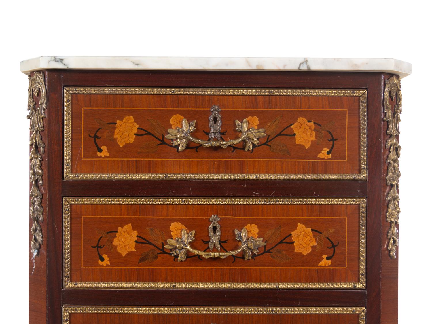 A Napoleon III Style Marquetry Semainier