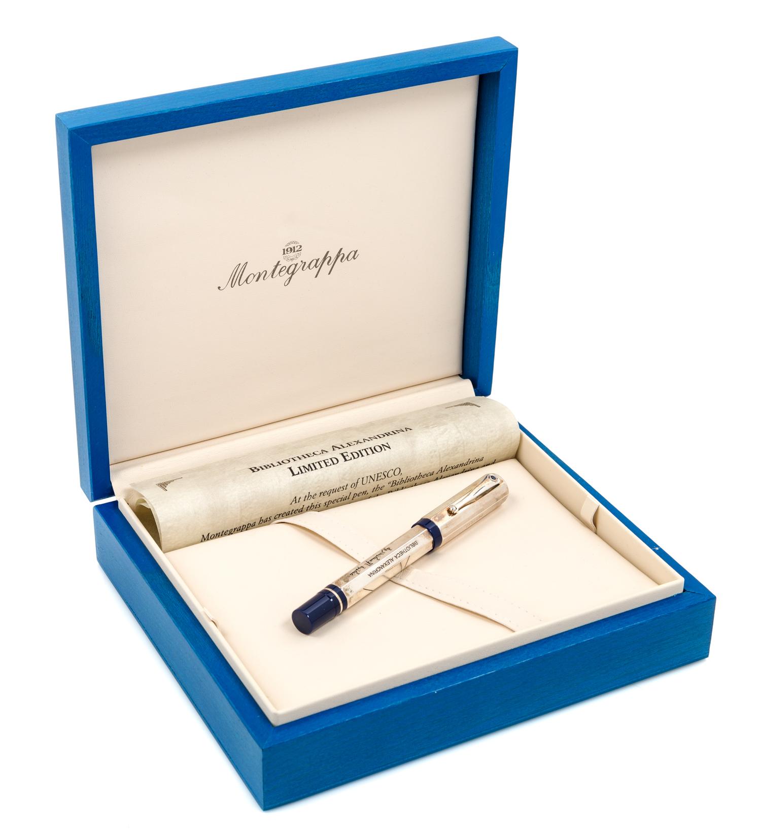A Montegrappa Bibliotheca Alexandrina Limited Edition Fountain Pen