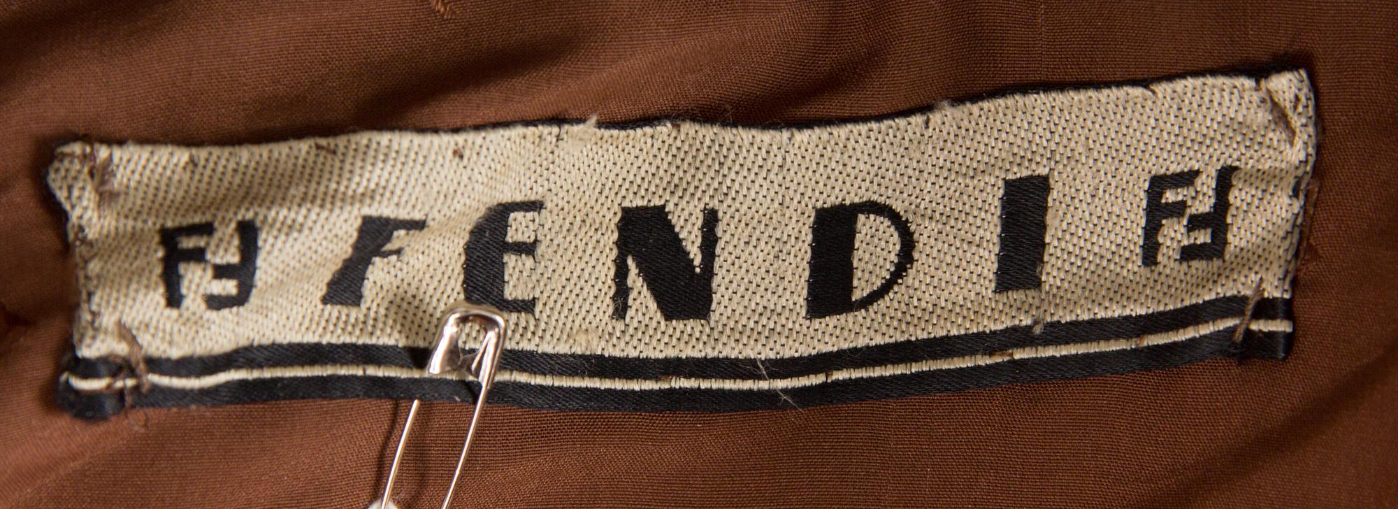 A Fendi Brown Fur Coat,