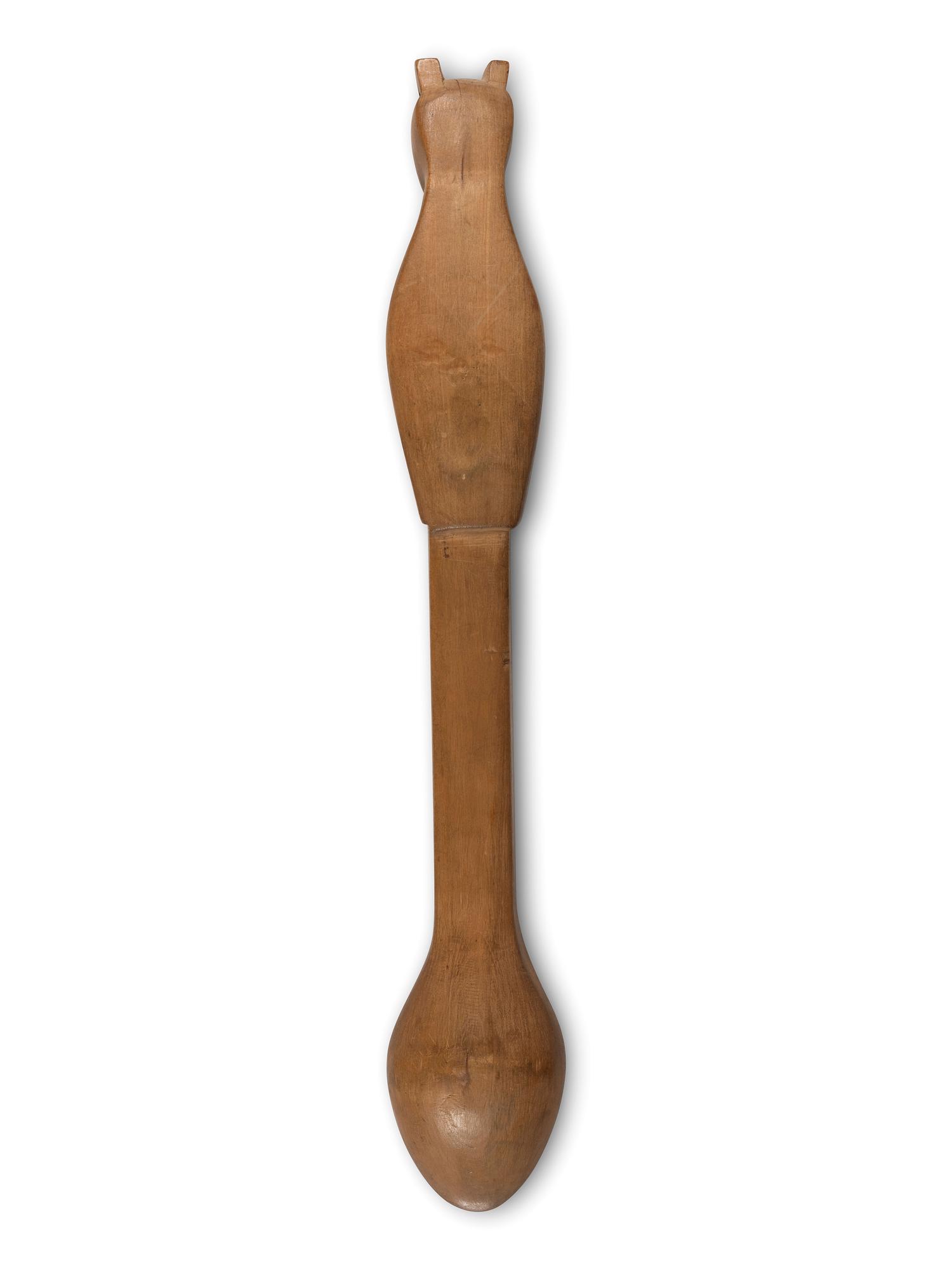 Northwest Coast Carved Figural Wooden Spoon