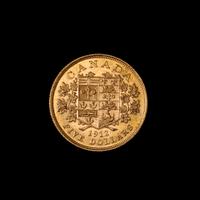 A Canadian 1912 George V $5 Gold Coin