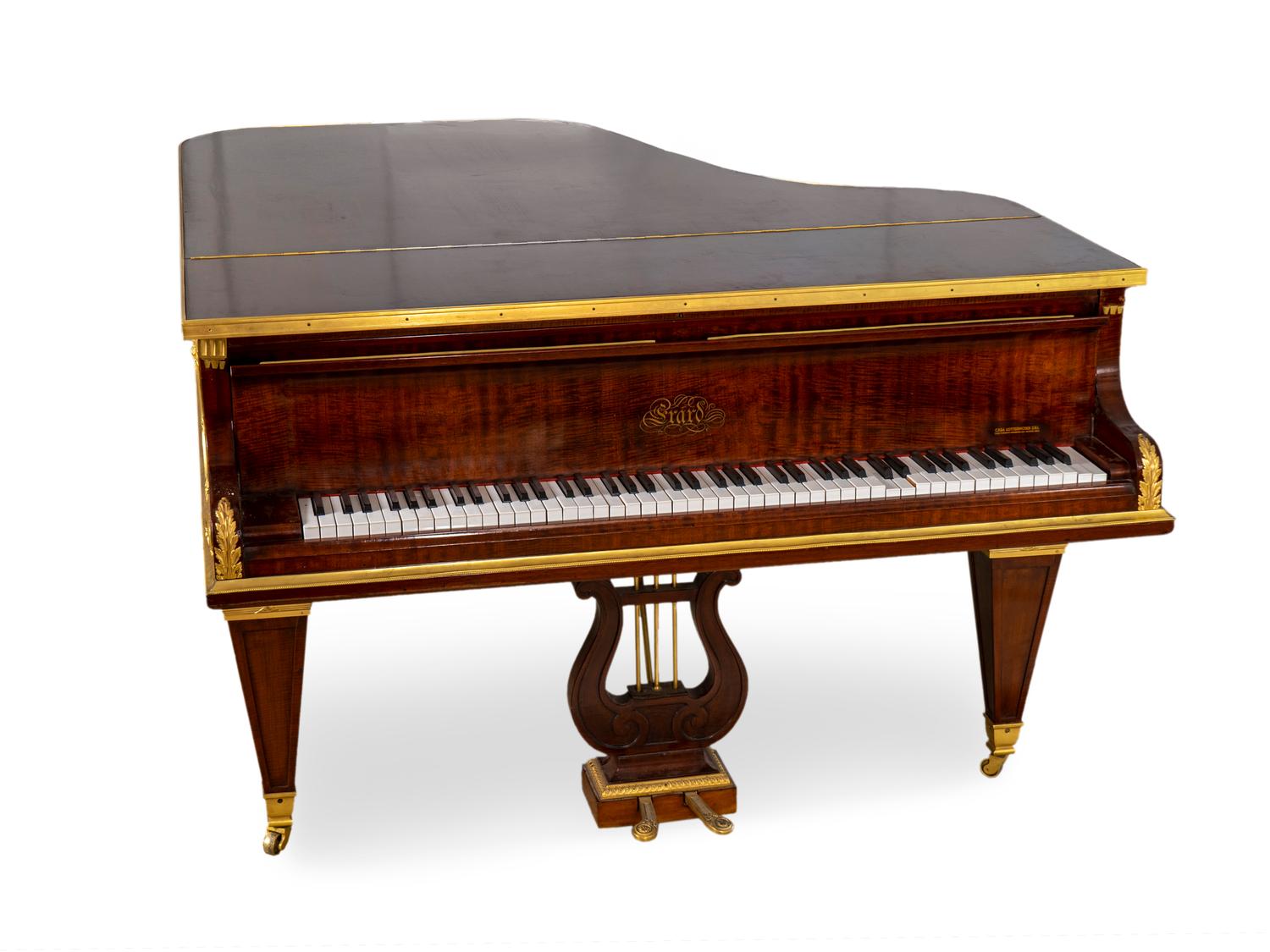 A Louis XVI Style Gilt Bronze Mounted Grand Piano by Erard, Paris — CIRCA 1900