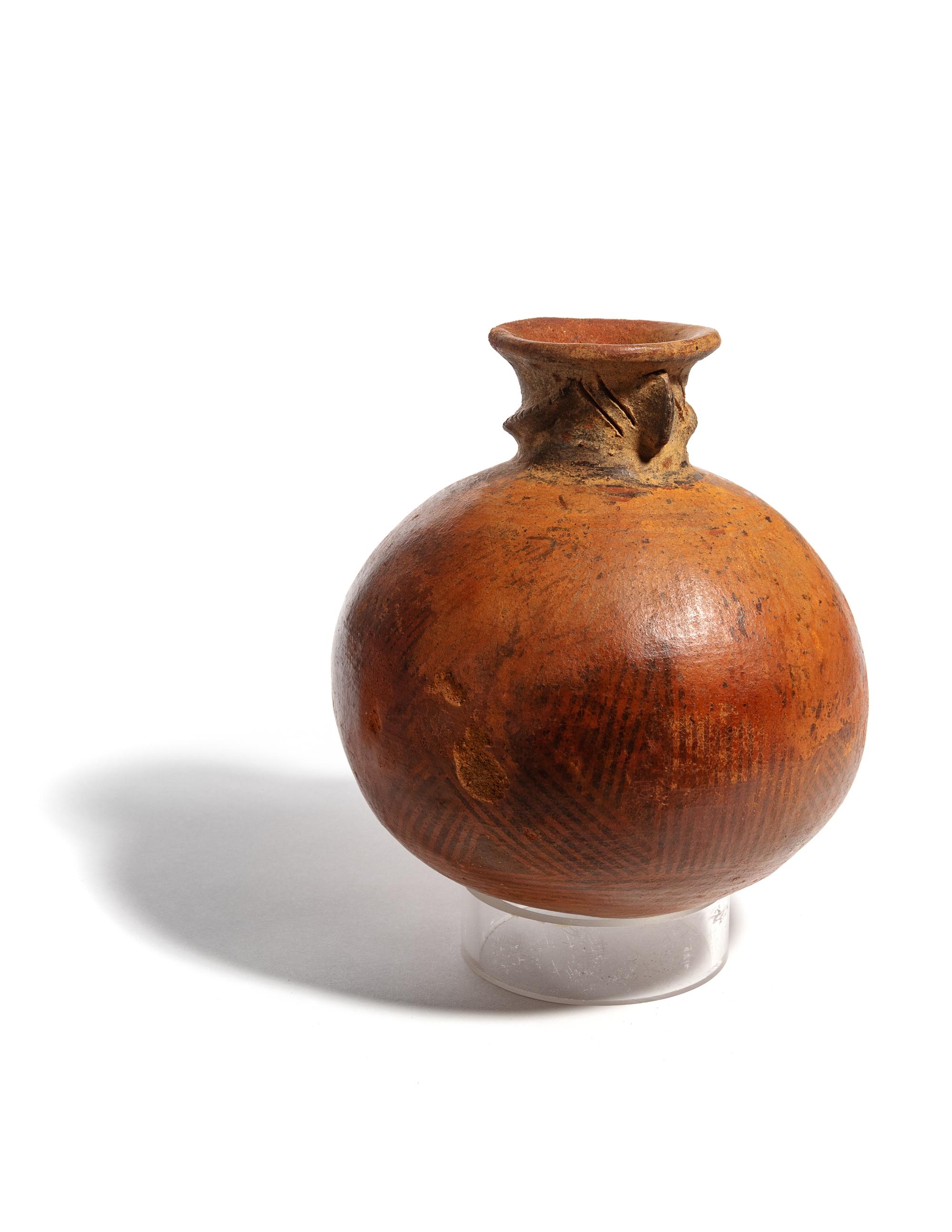 An Ovoid Pottery Vessel