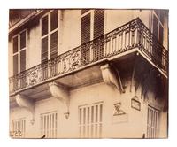A group of three photographs ( Marché Saint-Germain , circa 1900s; 58 Quai des Orfèvres [balcon] , circa 1900s; Balcon, quai Béthune 24 , 1908)