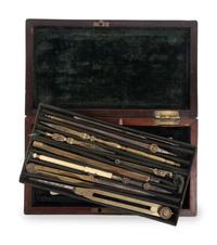 Six Cased Sets of Drawing Instruments