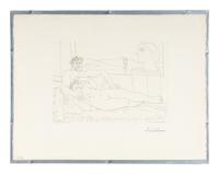 Le Repos du sculpteur II (from La Suite Vollard ), 1933
