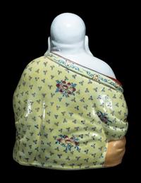 Two Chinese Famille Rose Porcelain Figures of Immortals