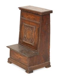 An Italian Carved Walnut Prie-Dieu