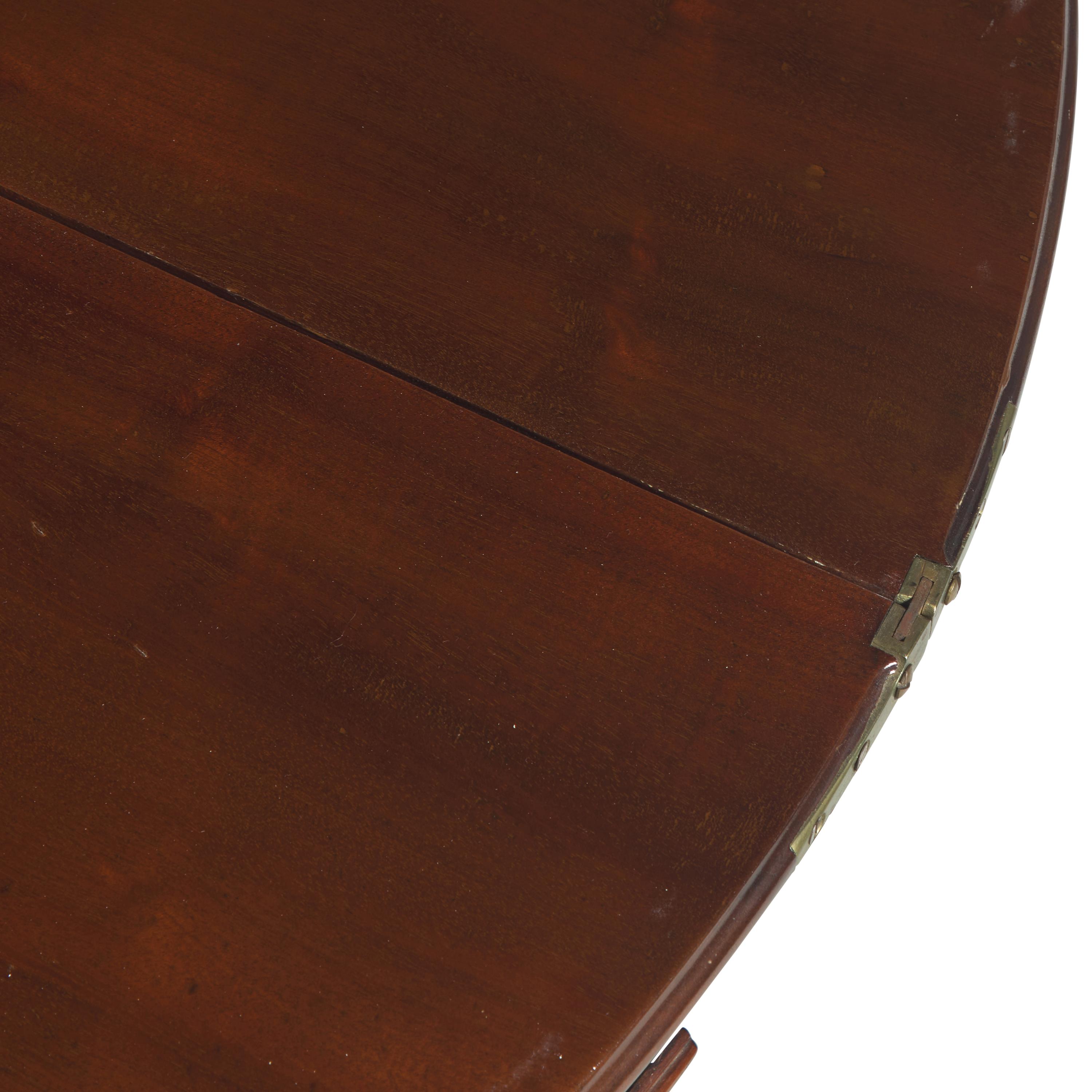 A Federal Mahogany Demi-lune Cardtable
