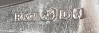 A Set of Ten Coin Silver Spoons,, 19th Century, maker's mark R&G, monogrammed GB.