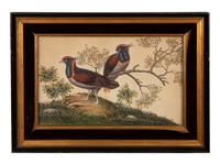 A Pair of Chinese Watercolors on Paper