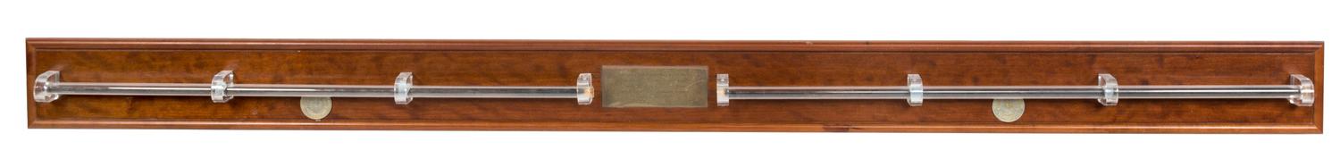 An Arrow Excavated in 1891 From Henry VIII's Flagship, The Mary Rose Panel length 71 inches.