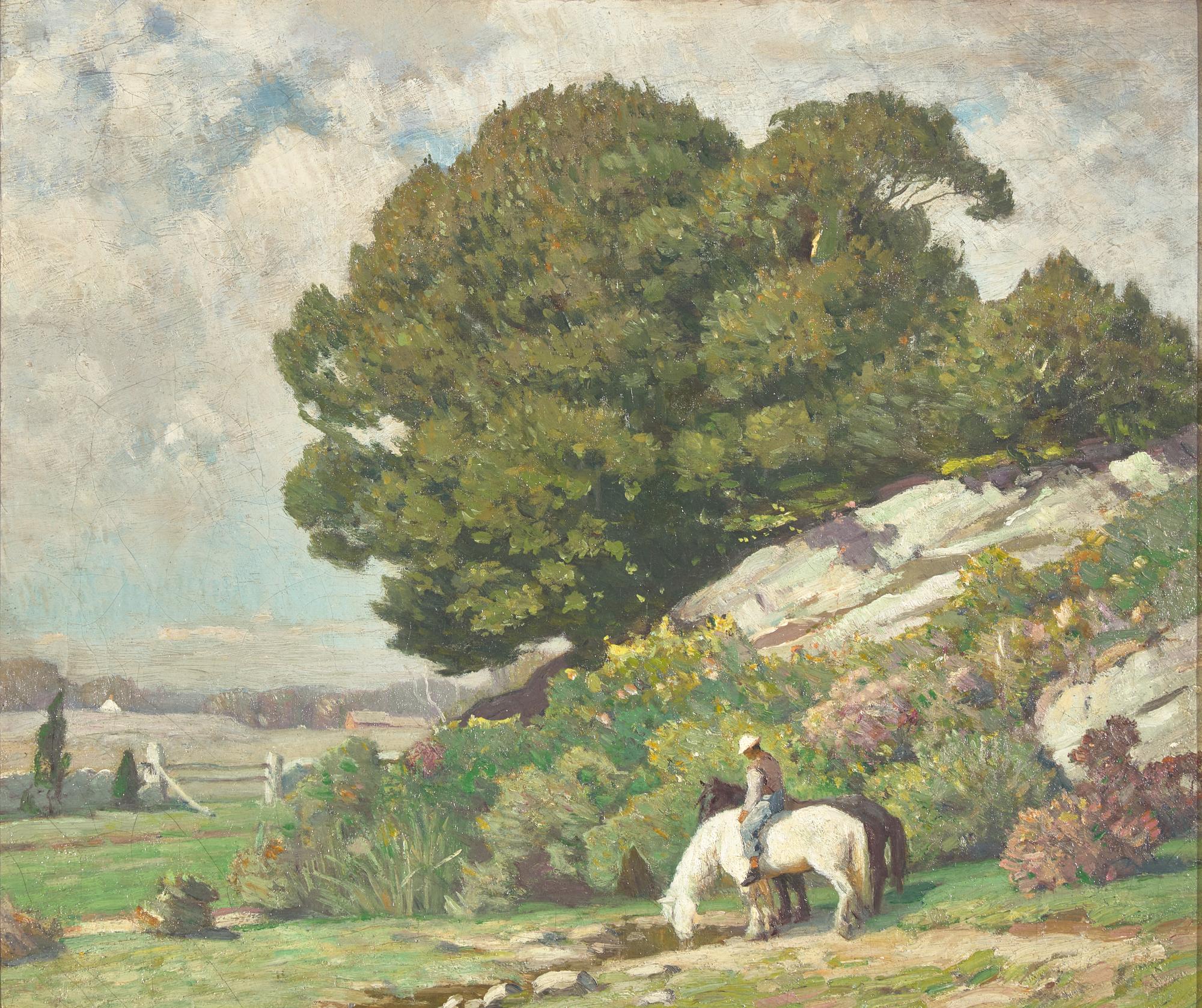 On Horseback, c. 1900