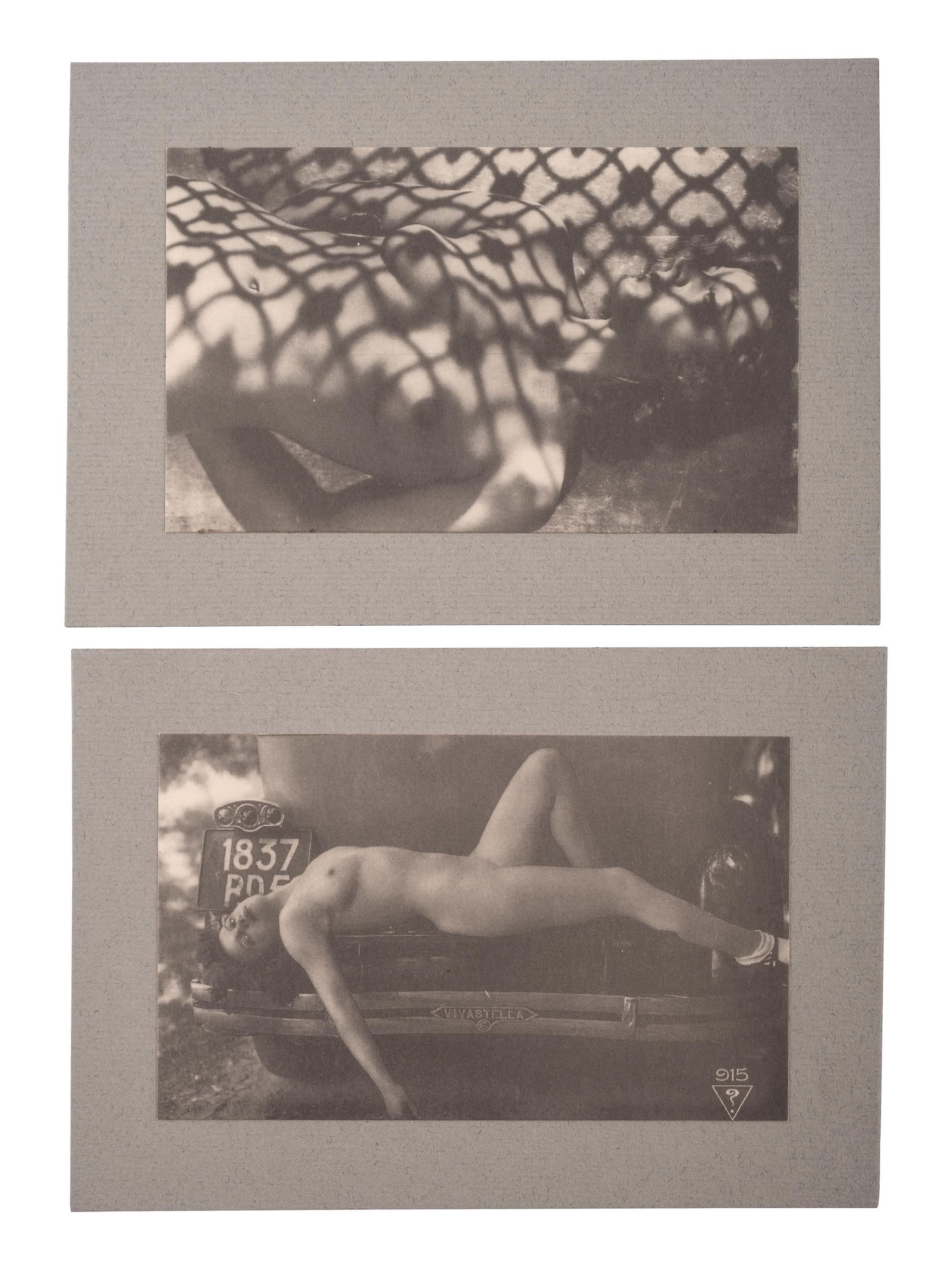 [EARLY PHOTOGRAPHY]. Assorted artistic and erotic boudoir portraits, featuring nudes.