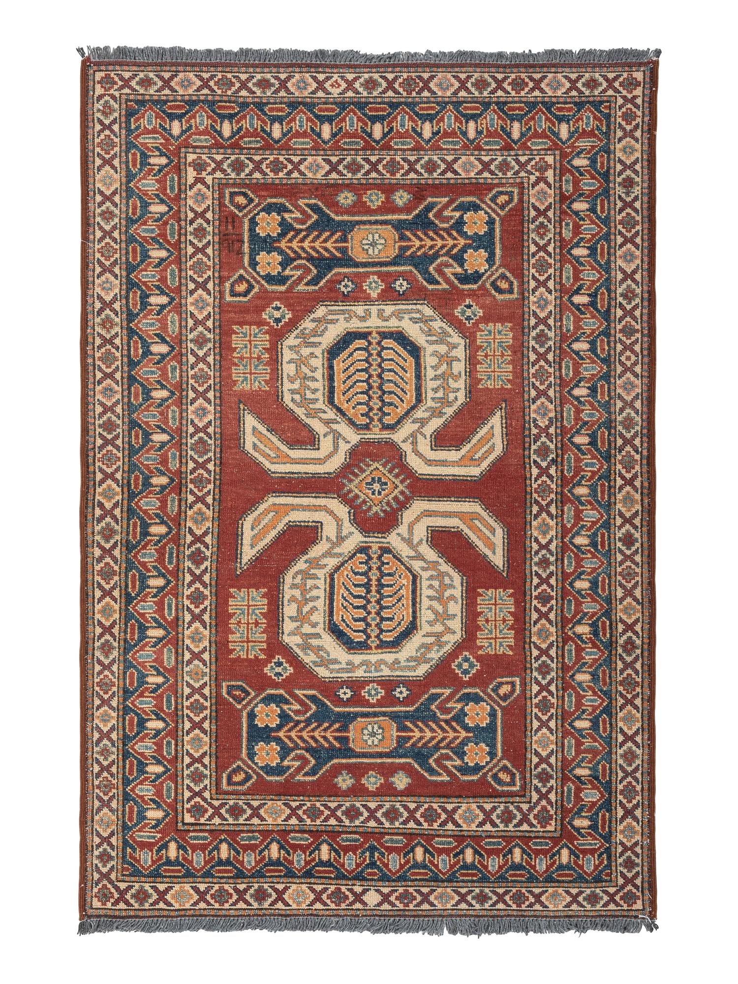 A Cloudband Kazak Rug