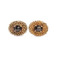 La Triomphe, Star Diopside and Yellow Gold Cufflinks