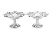 A Pair of Reed & Barton Francis I Silver Compotes