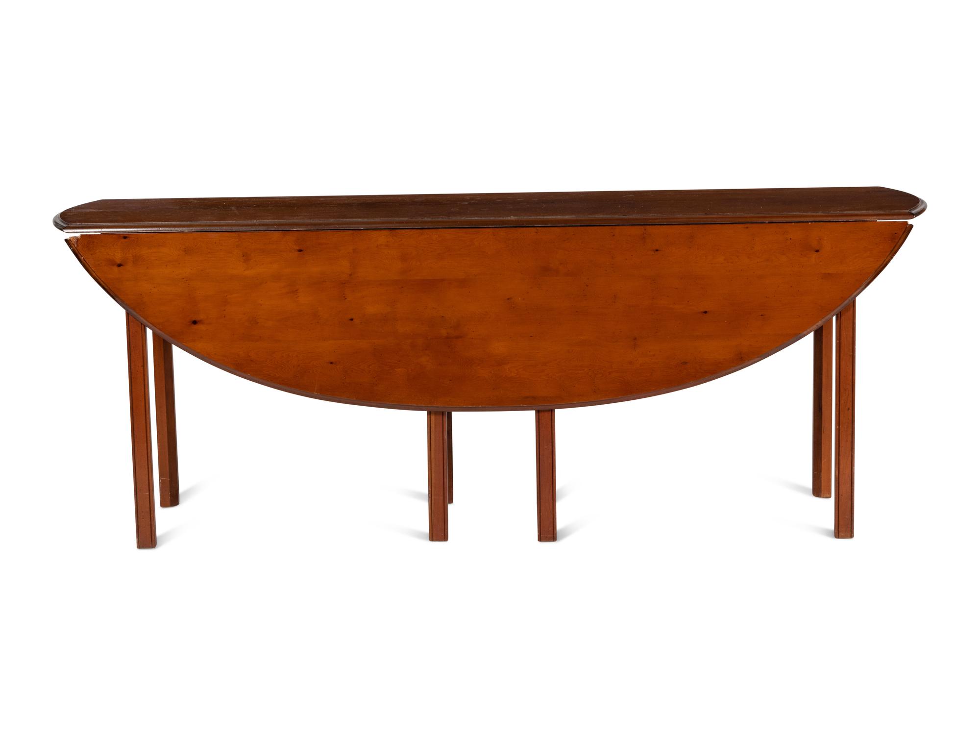 A George III Style Mahogany Wake Table