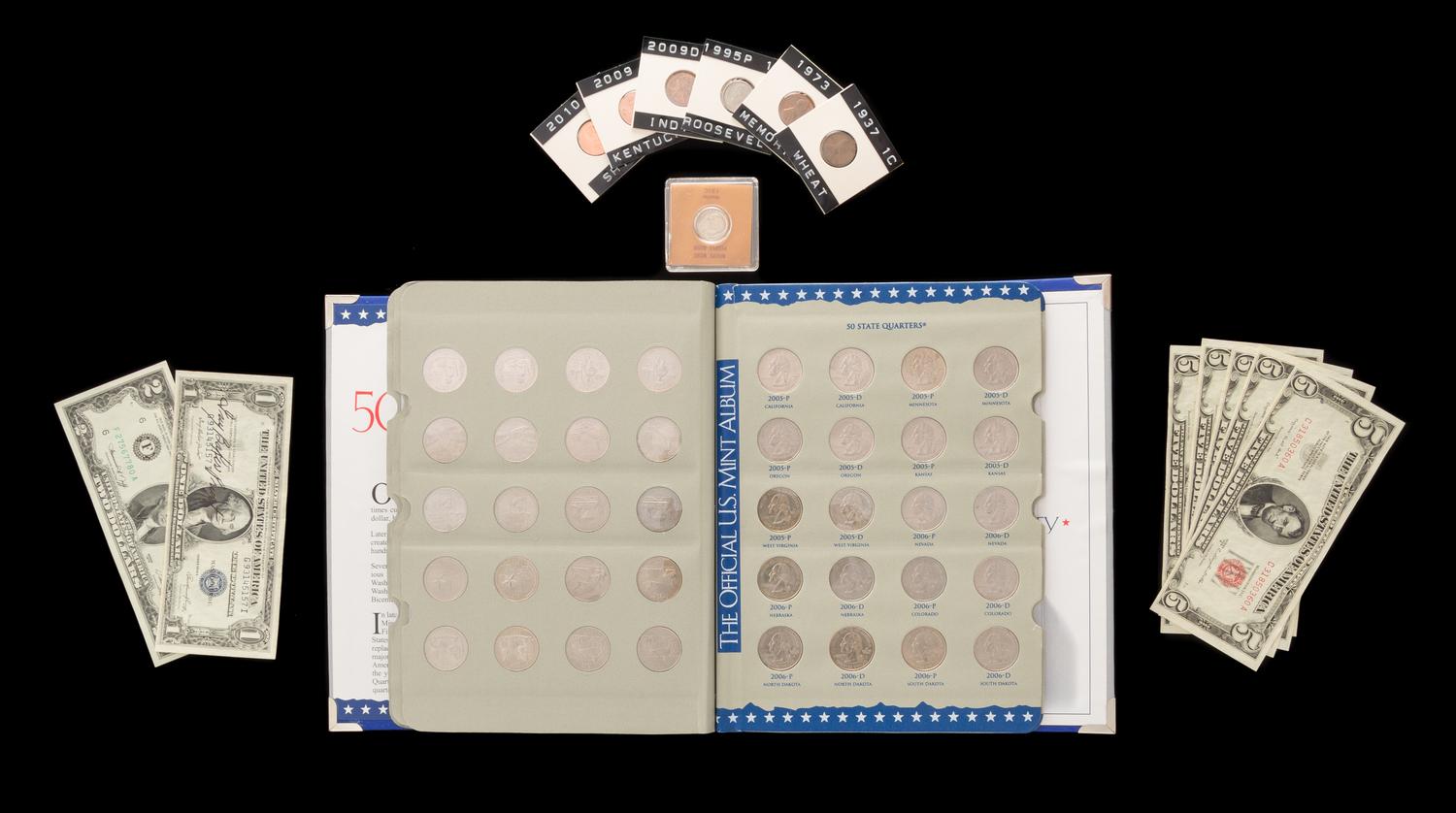 A Collection of American Coins and Paper Money