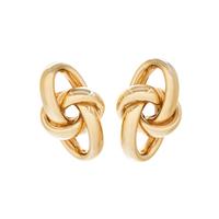YELLOW GOLD EARCLIPS