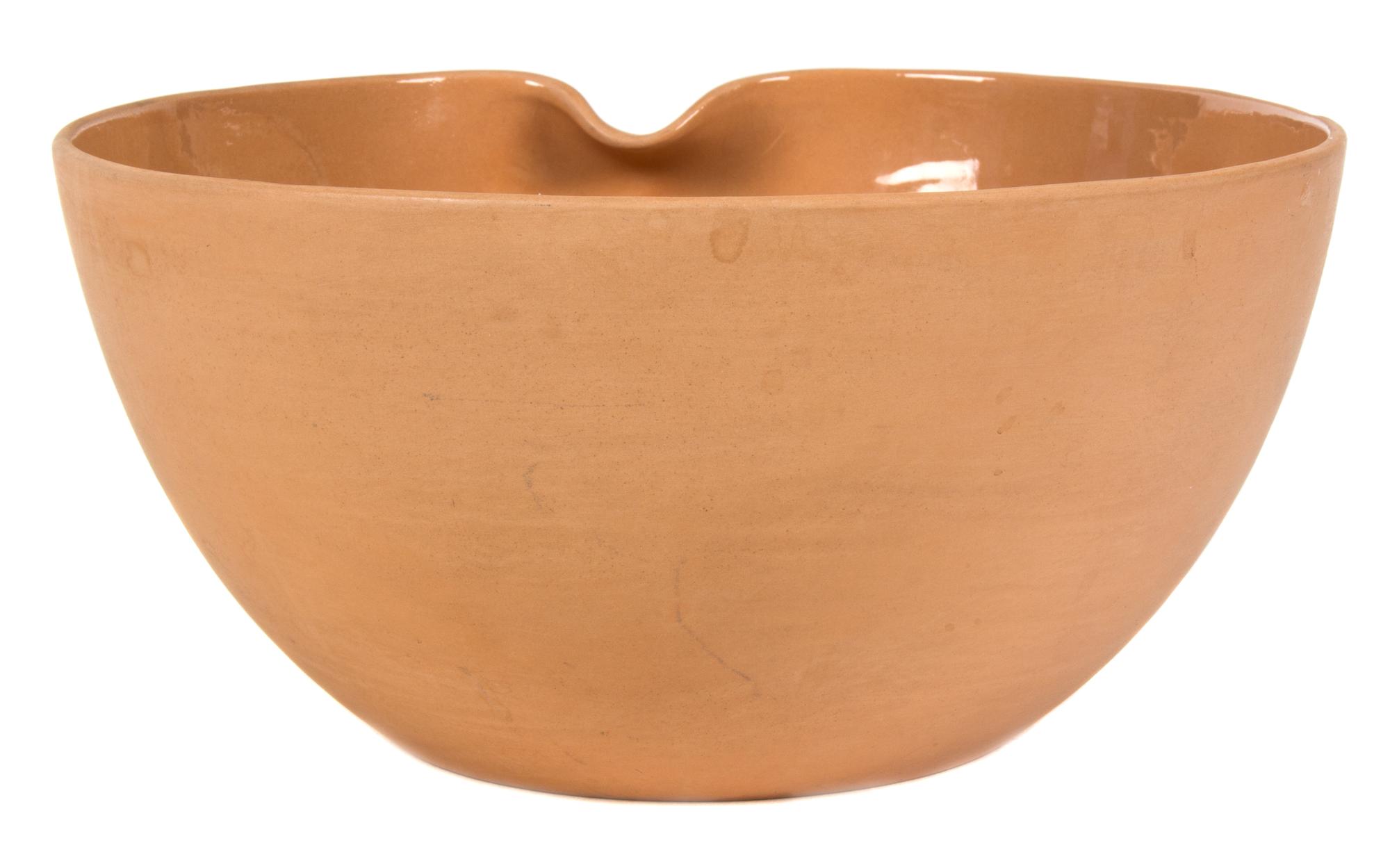 An Italian Terracotta Bowl Height 4 3/4 x diameter 9 7/8 inches. — E. Perretti, Tiffany & Co.