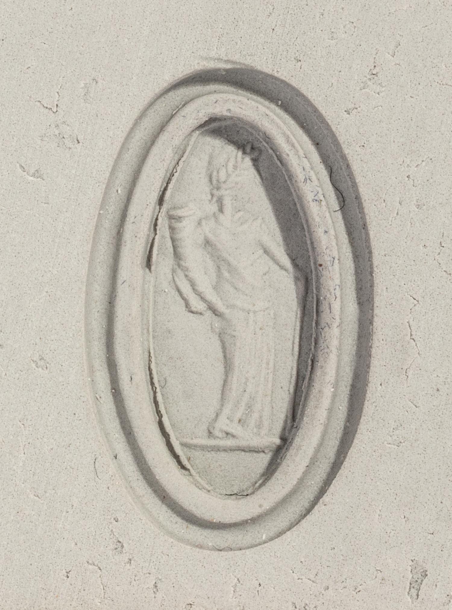 A Roman Carnelian Ring Stone with the Goddess Ceres — Set in a gold ring