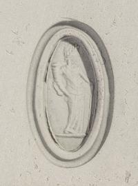 A Roman Carnelian Ring Stone with the Goddess Ceres — Set in a gold ring