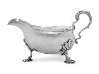 A George II Silver Sauce Boat