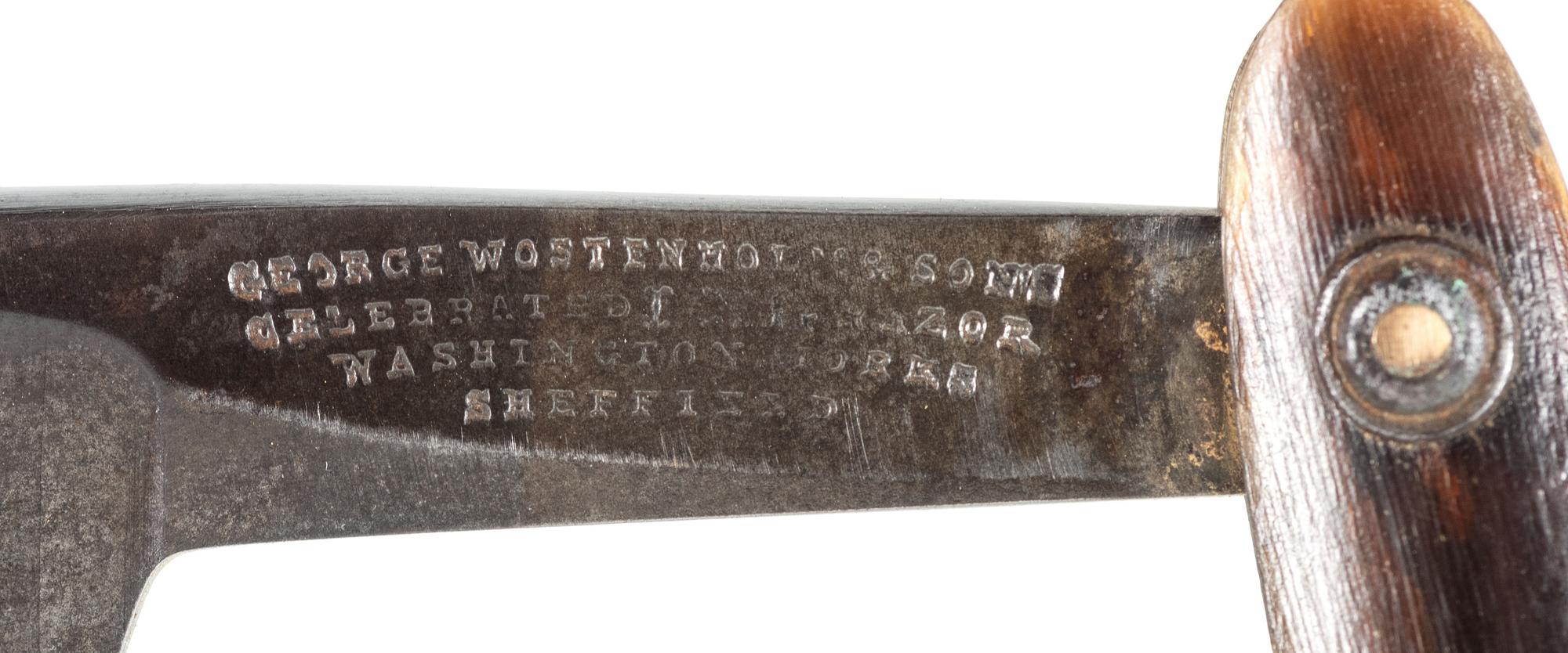 Civil War-period officer's grooming kit. Manufactured by Edw. Christmann, Philadelphia, PA.
