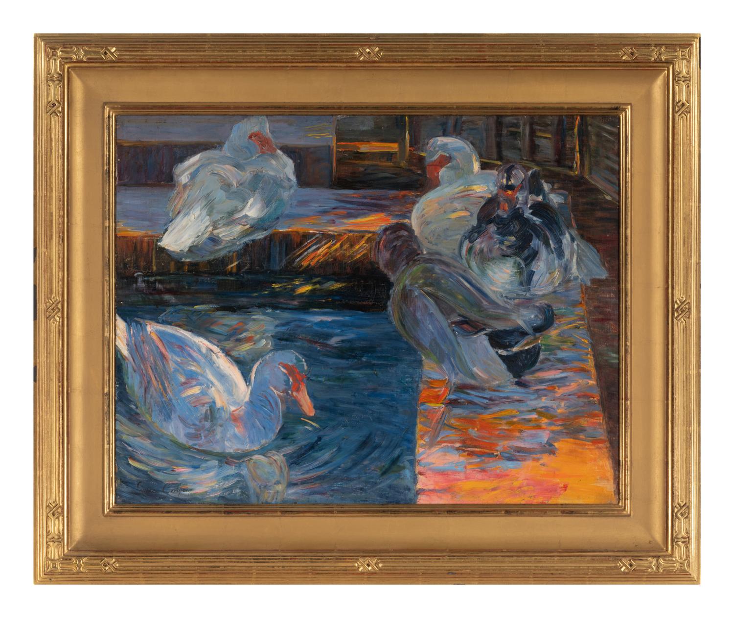 Les Canards à l'Abreuvoir , c. 1910