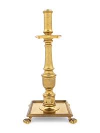 An English Brass Candlestick
