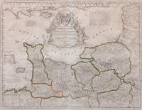 (Map) — Le Duche Et Normandie Divise en Haute et Basse Normandie en divers Pays, 1742