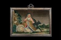 Six Chinese Reverse Glass Paintings