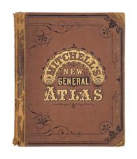 MITCHELL, Samuel Augustus (1792-1868). Mitchell’s New General Atlas, Containing Maps of the Various Countries of the World, Plans of Cities. Philadelphia: S. Augustus Mitchell, 1880.