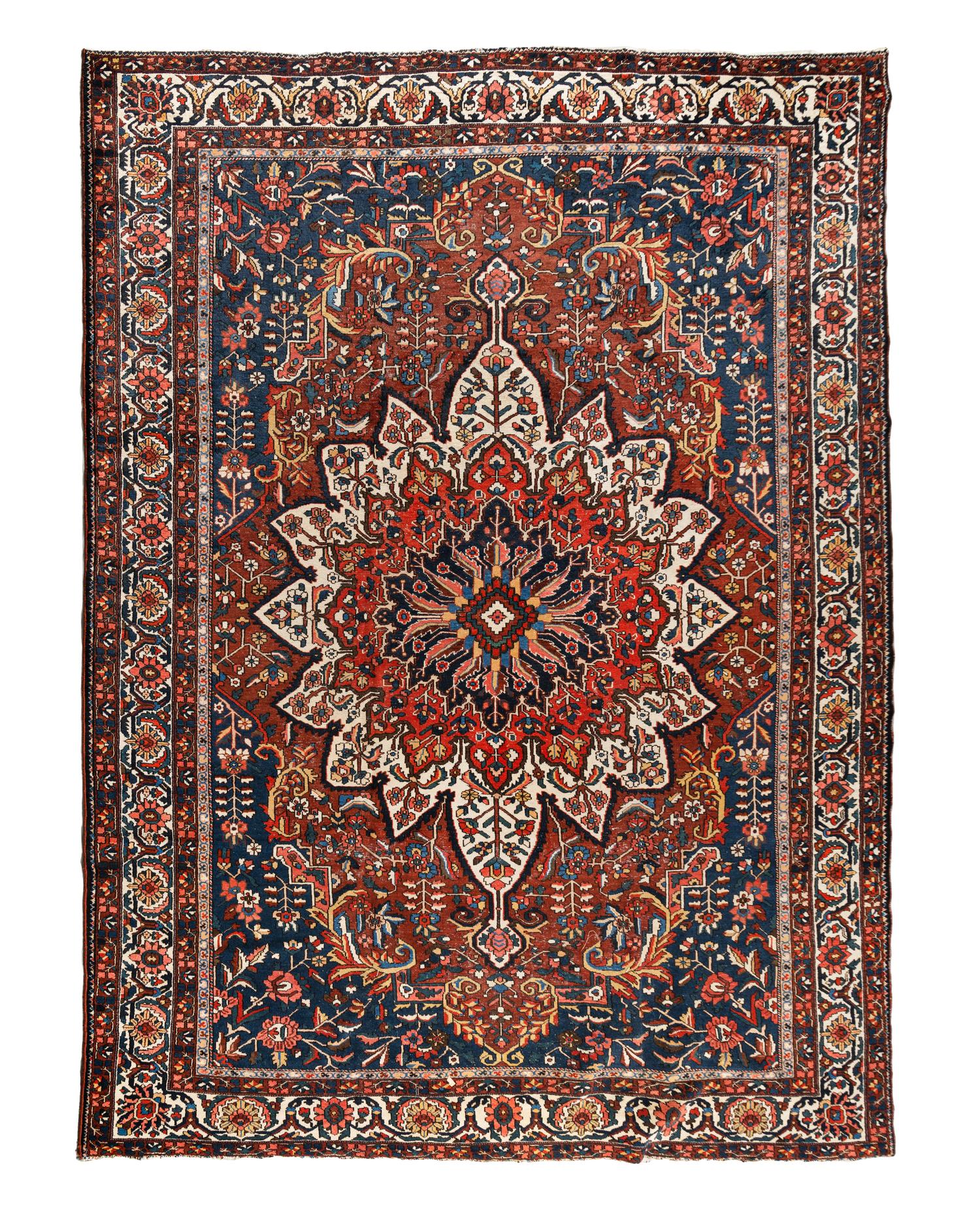 A Bakhtiari Wool Rug