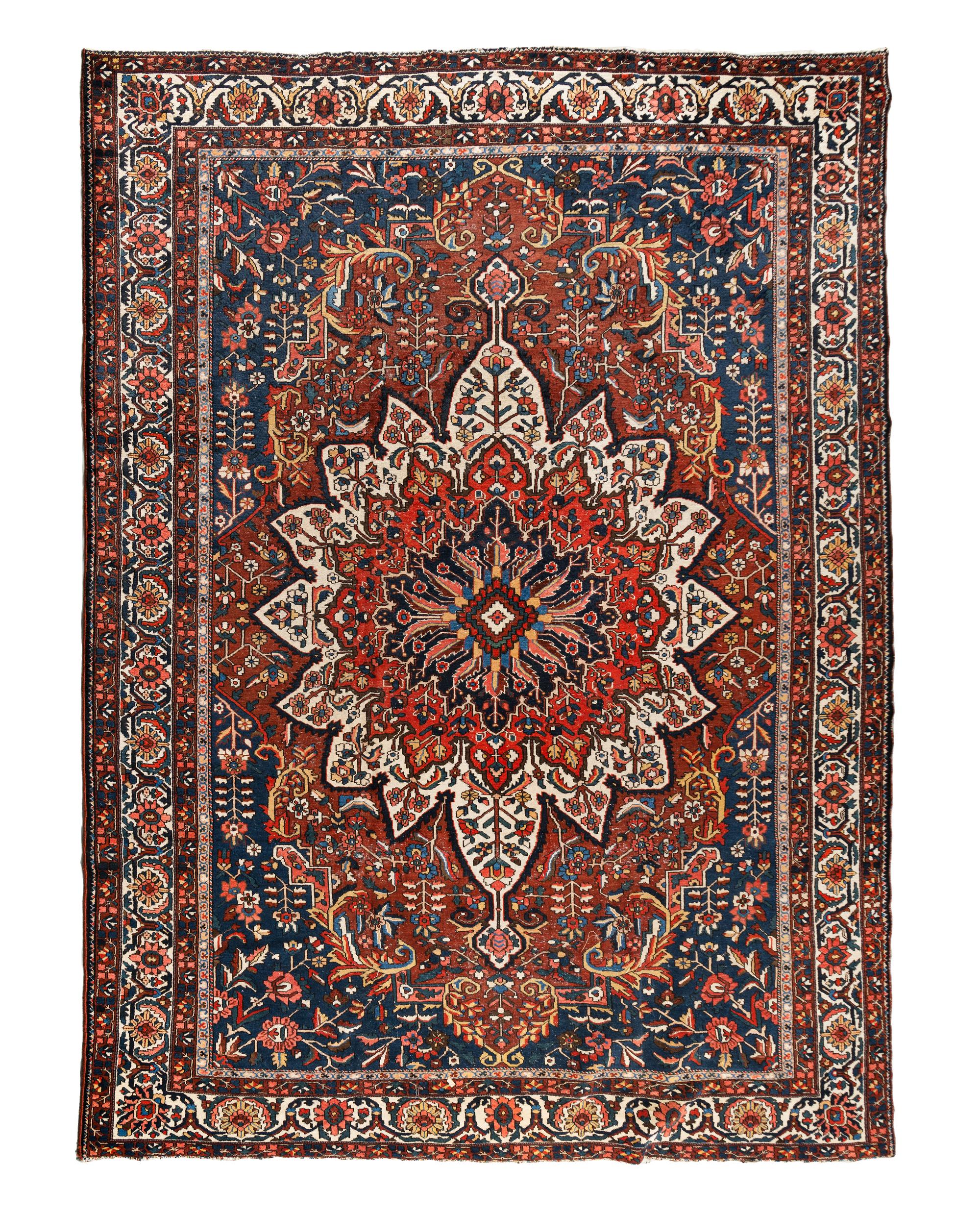 A Bakhtiari Wool Rug