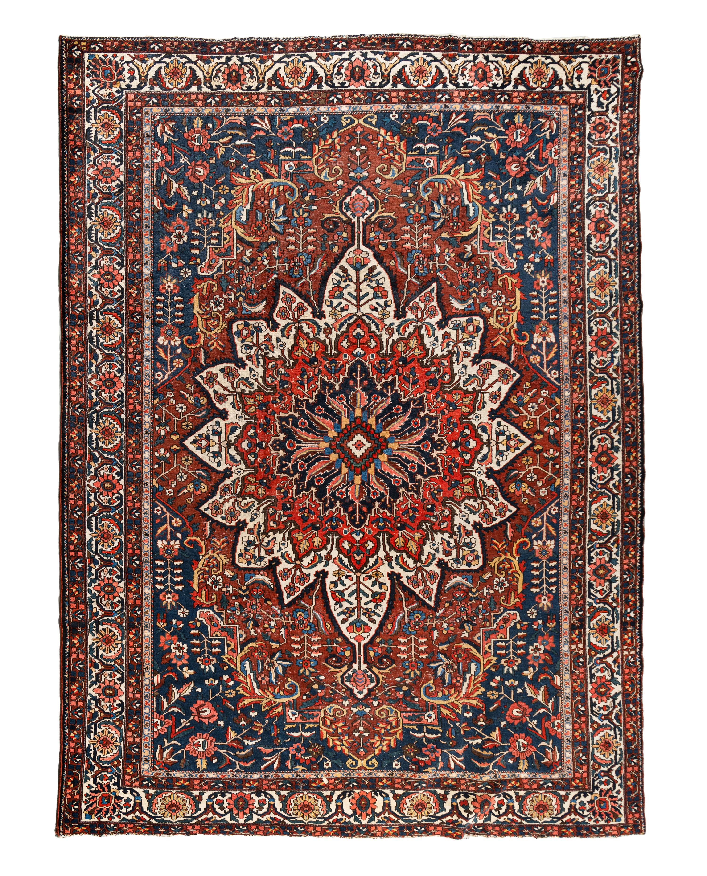A Bakhtiari Wool Rug