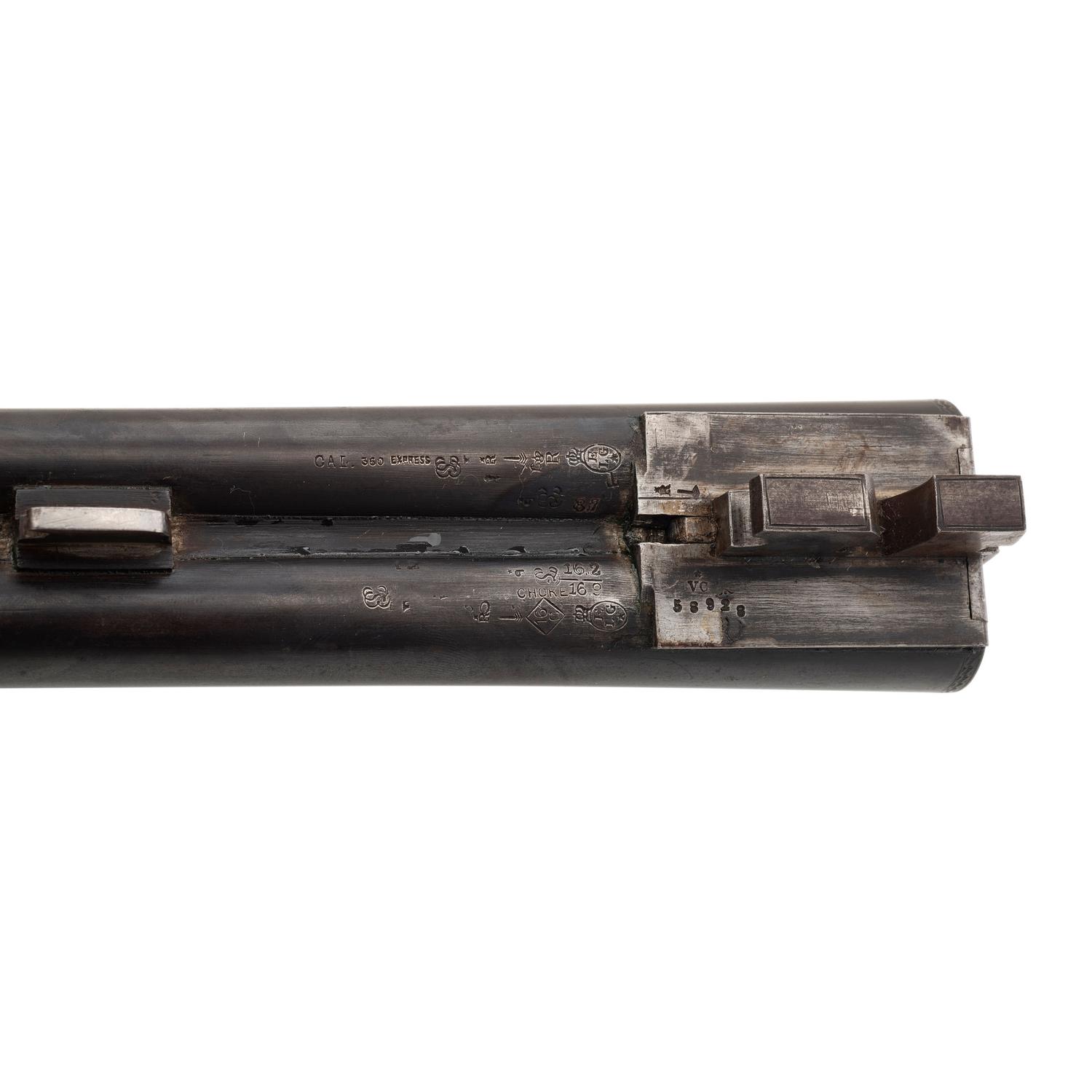 SxS Cape Gun by Victor Collete of Liege in .360 Express and 16 Gauge