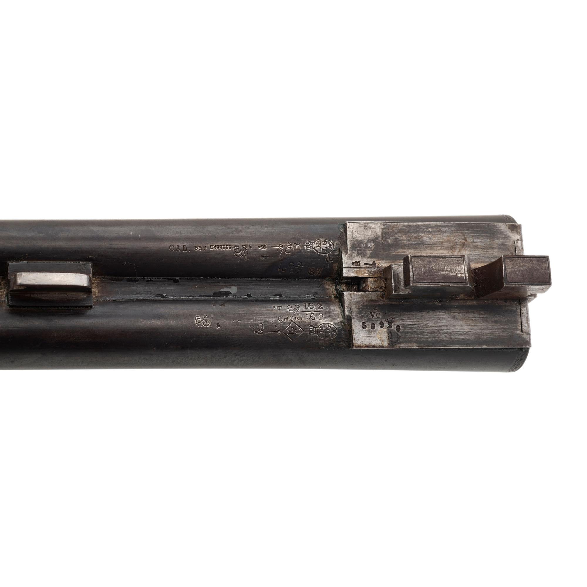 SxS Cape Gun by Victor Collete of Liege in .360 Express and 16 Gauge