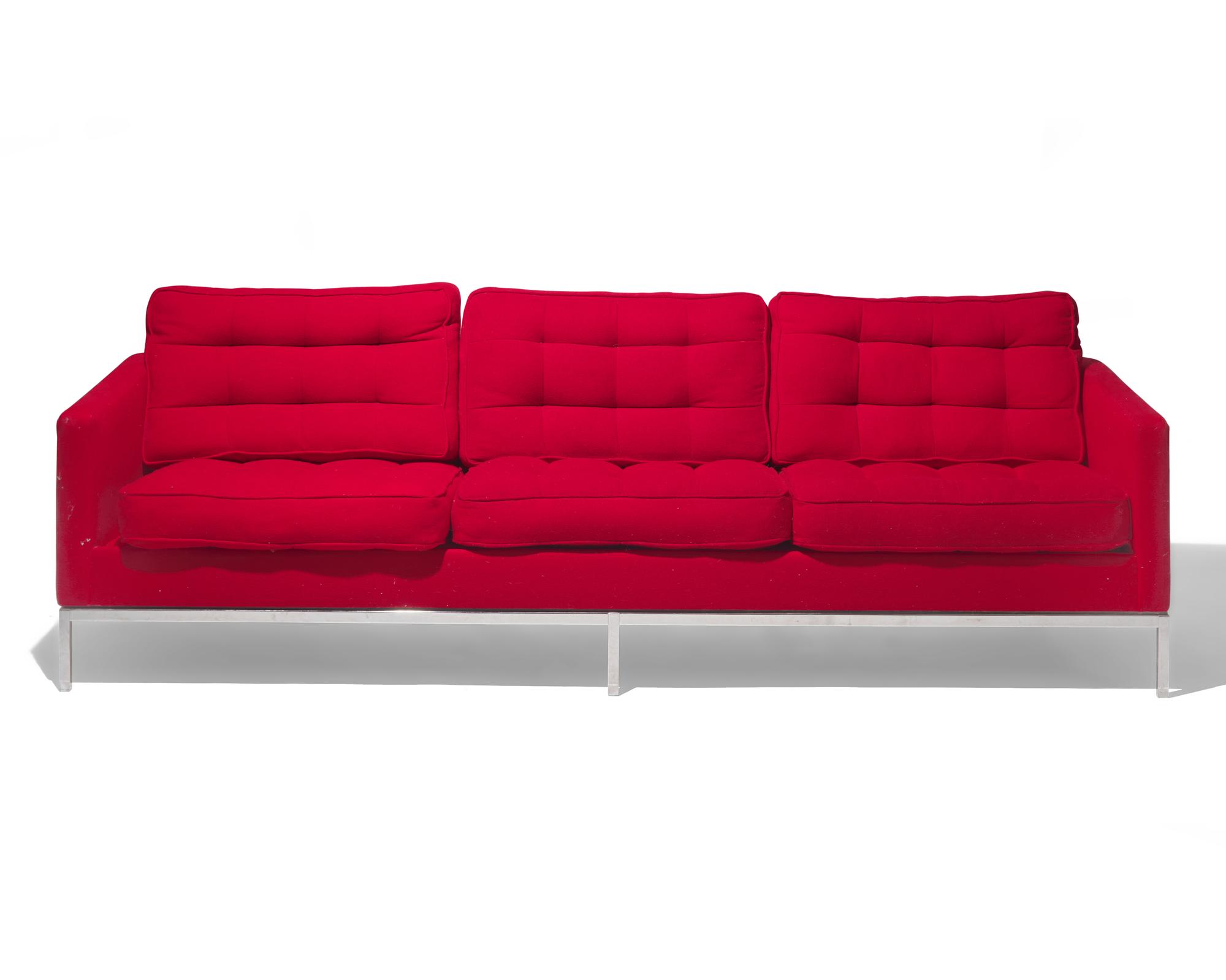 Three-Seat Sofa, c. 1965/1972 Knoll International, USA