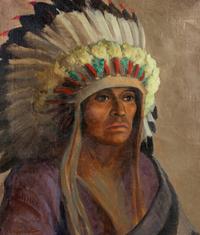 Portrait of an Indian Chief