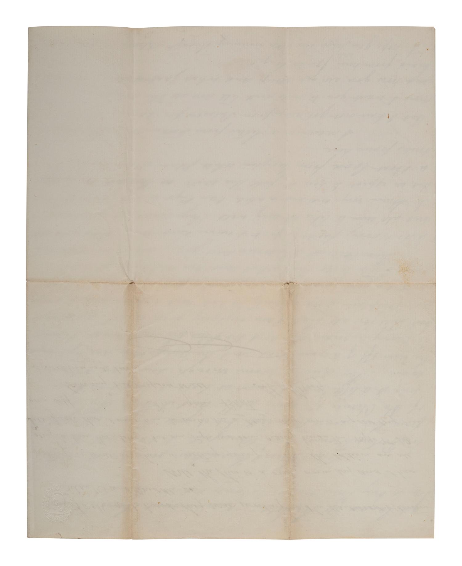 [UNITED STATES COLORED TROOPS]. Letter from Alexander Heasley (1839-1865), discussing progress of the 1st SC Colored Infantry, later the 33rd Infantry USCT. [With:] Additional document.