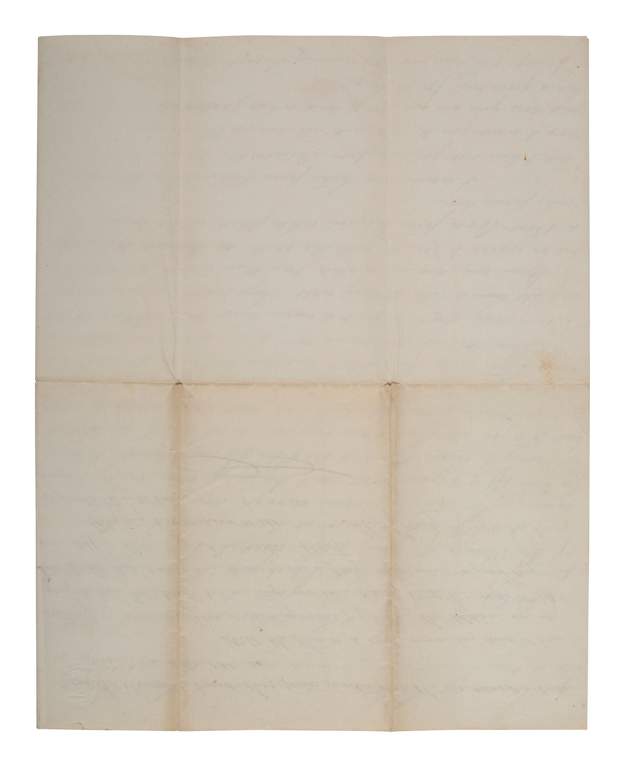 [UNITED STATES COLORED TROOPS]. Letter from Alexander Heasley (1839-1865), discussing progress of the 1st SC Colored Infantry, later the 33rd Infantry USCT. [With:] Additional document.