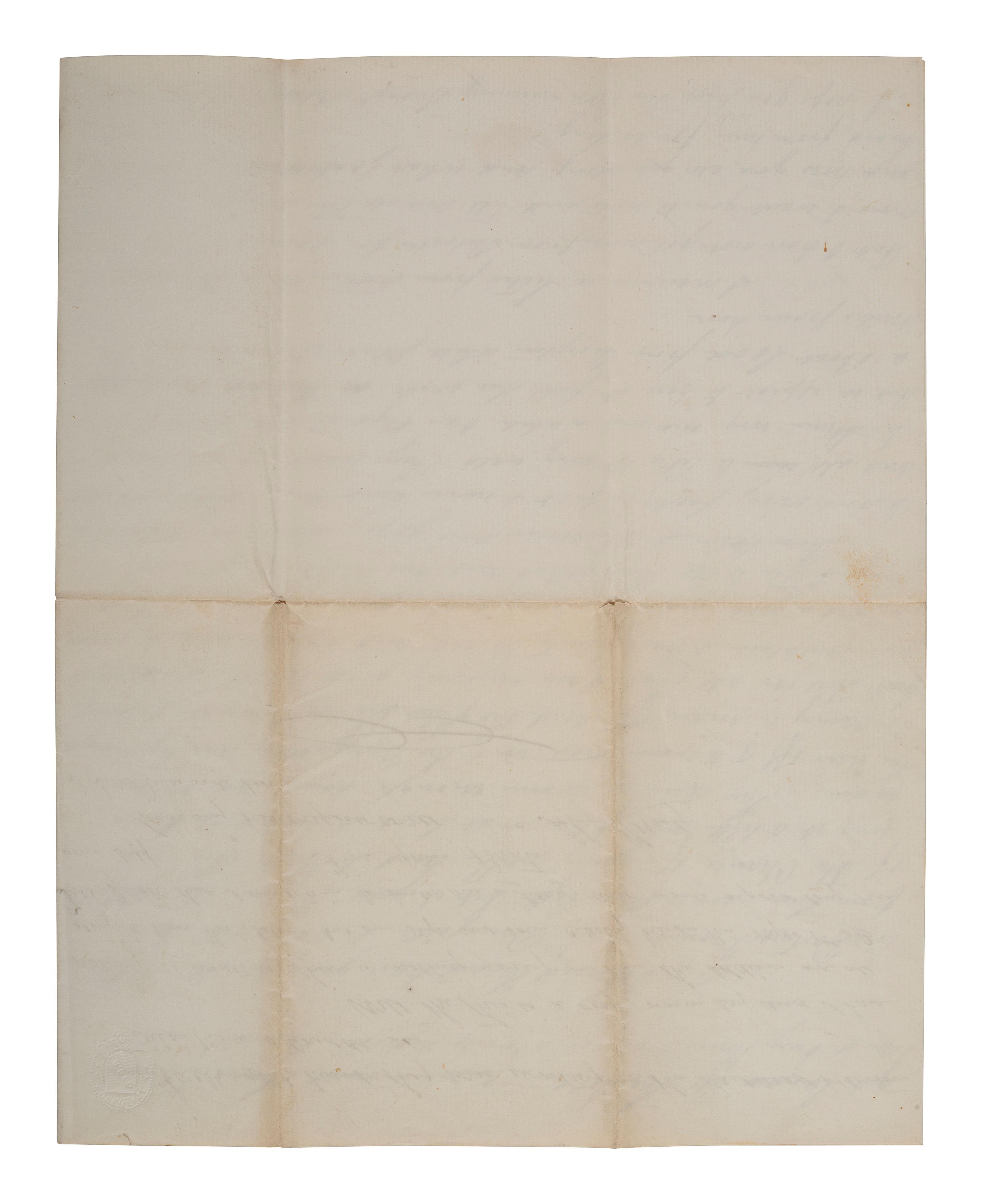 [UNITED STATES COLORED TROOPS]. Letter from Alexander Heasley (1839-1865), discussing progress of the 1st SC Colored Infantry, later the 33rd Infantry USCT. [With:] Additional document.