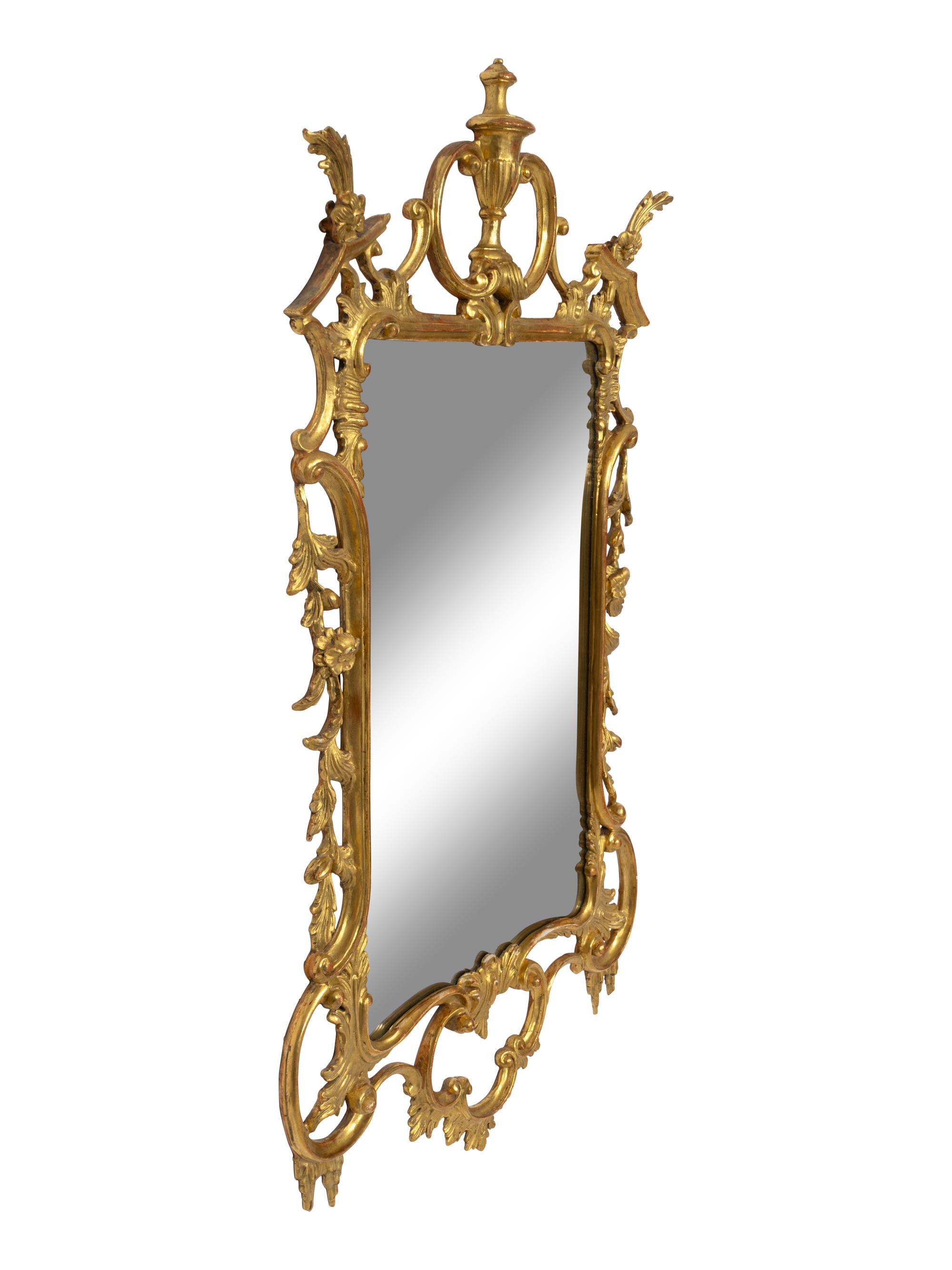 A George III Style Giltwood Mirror