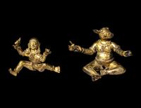 A Gilt Bronze Figural Group