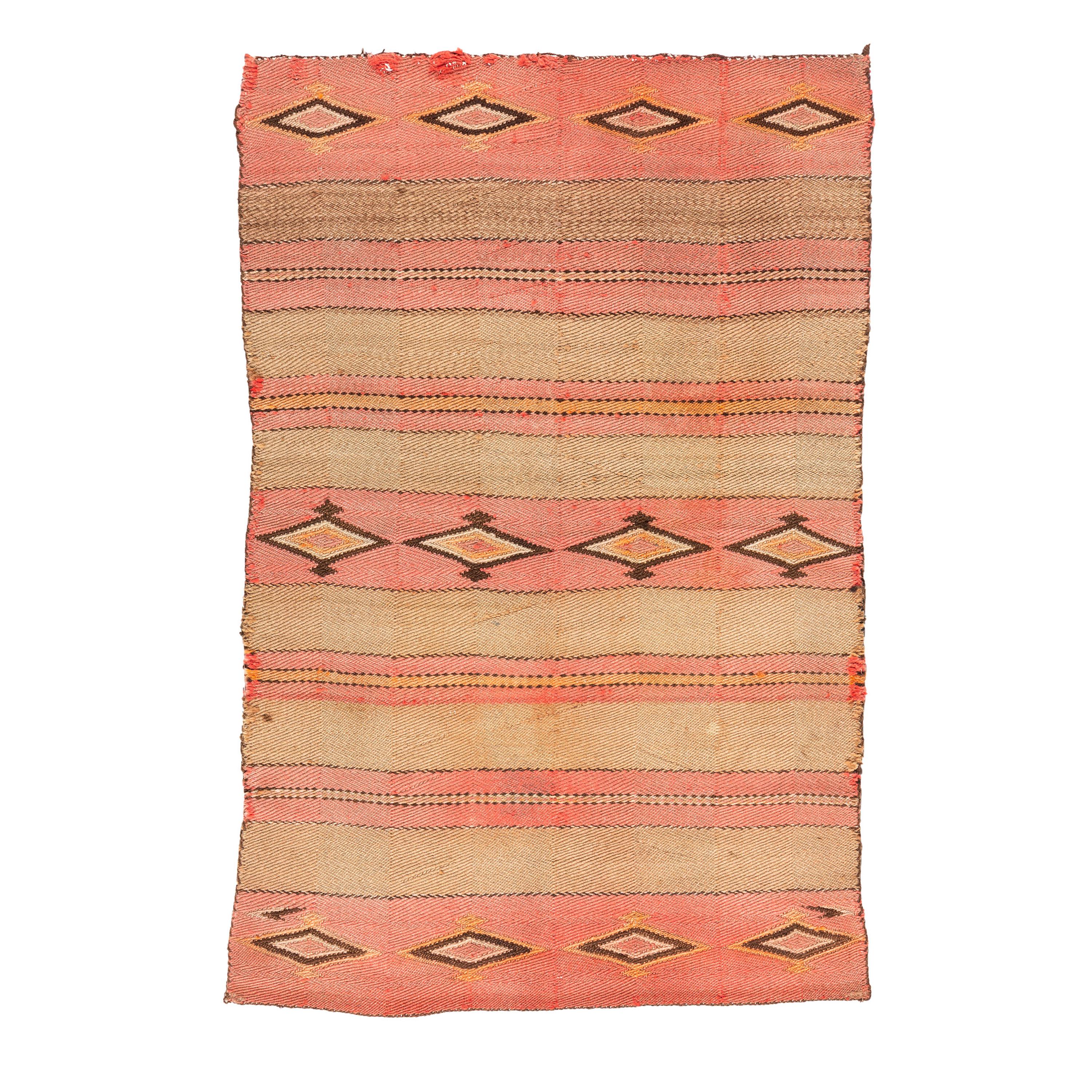 Navajo Diagonal Twill Double Saddle Blankets / Rugs