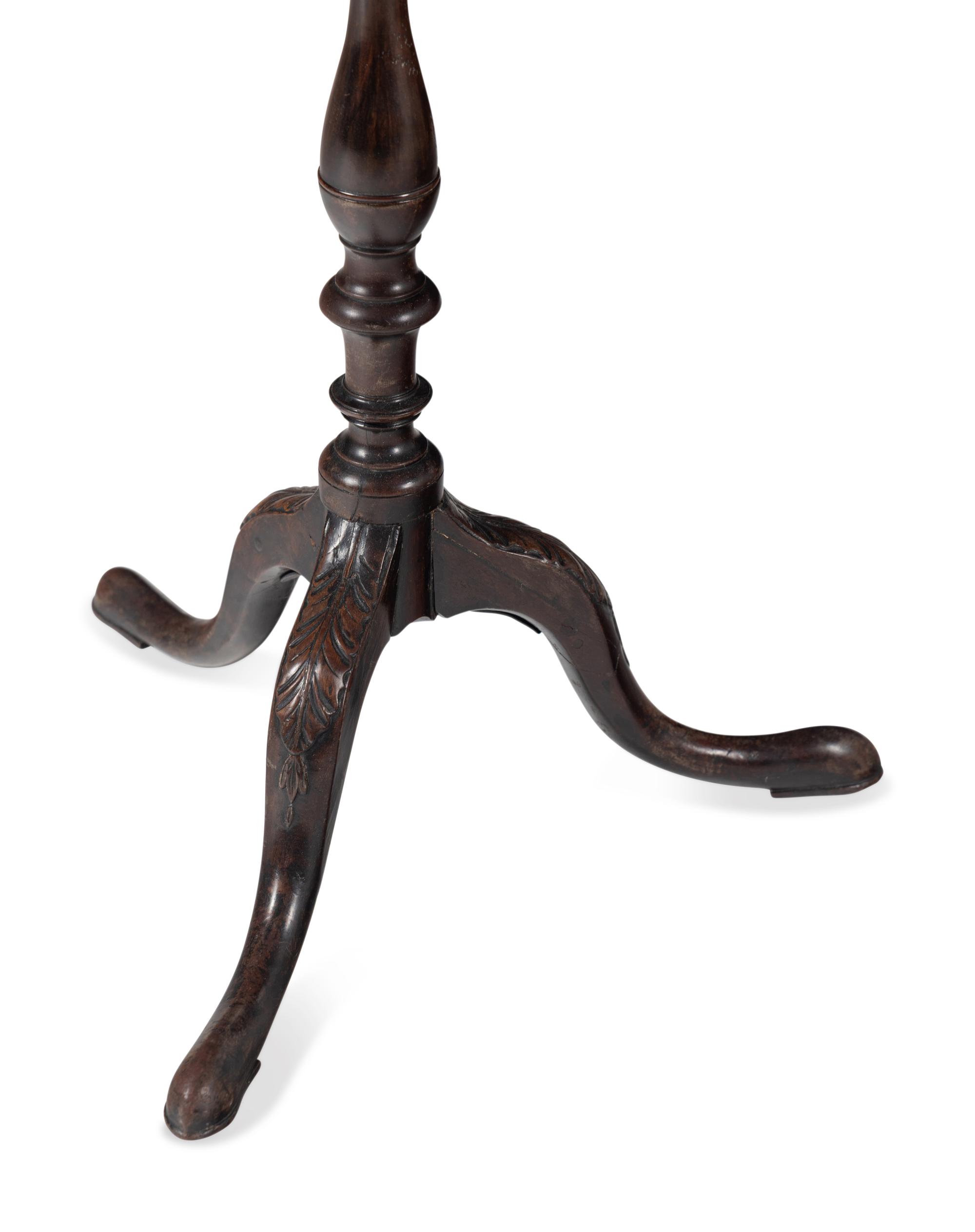 A George III Mahogany Tripod Table