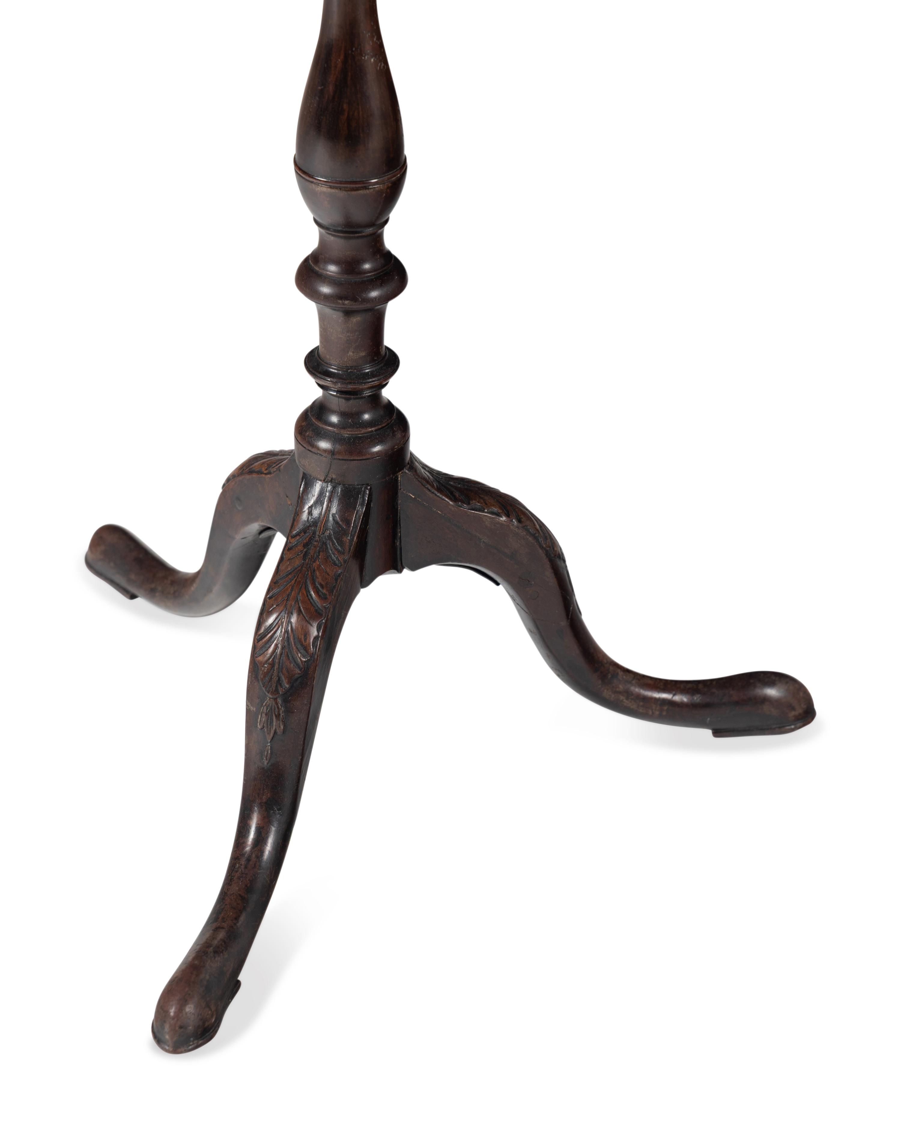 A George III Mahogany Tripod Table